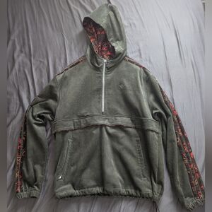 Adidas Pullover Corduroy Hoodie Jacket